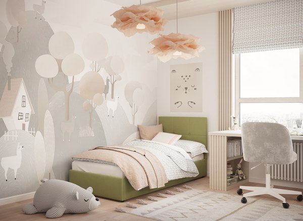 Односпальная кровать Moon Family 1261 / MF011995