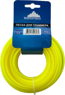 Леска для триммера Vertex Tools 3мм / YK-666-3-15 - фото