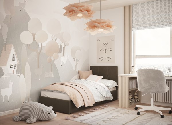 Односпальная кровать Moon Family 1261 / MF012045