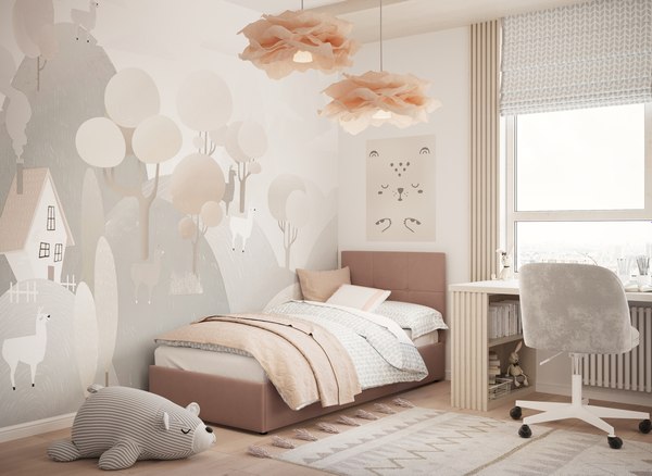 Односпальная кровать Moon Family 1261 / MF012155