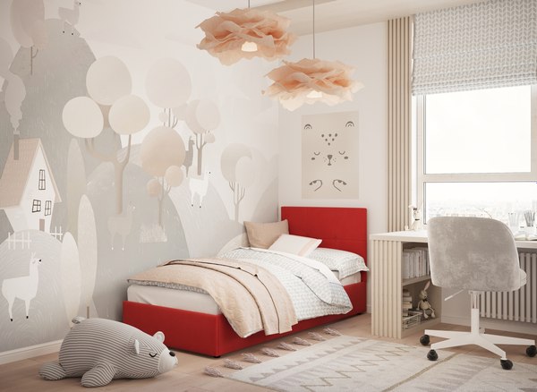 Односпальная кровать Moon Family 1261 / MF012145