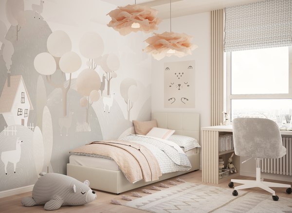 Односпальная кровать Moon Family 1261 / MF012135