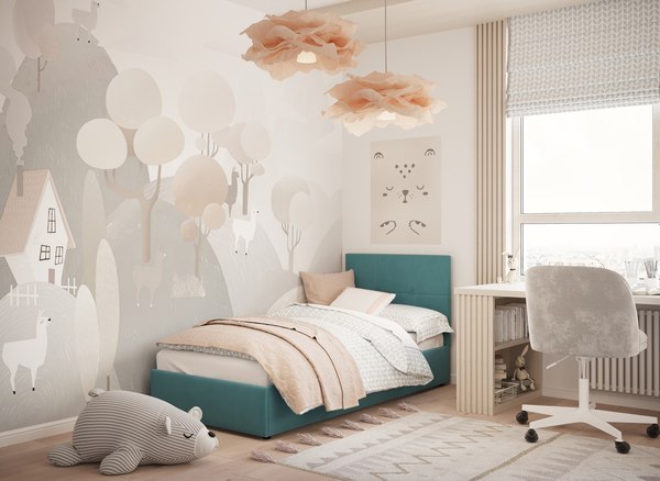 Односпальная кровать Moon Family 1261 / MF012115