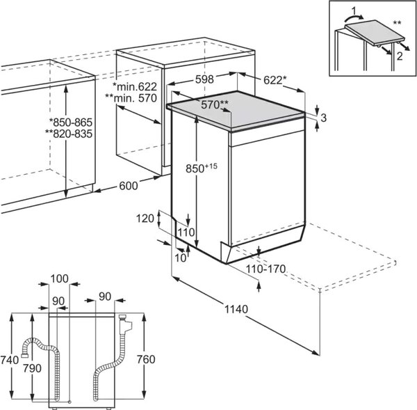 Посудомоечная машина Electrolux ESM48310SX