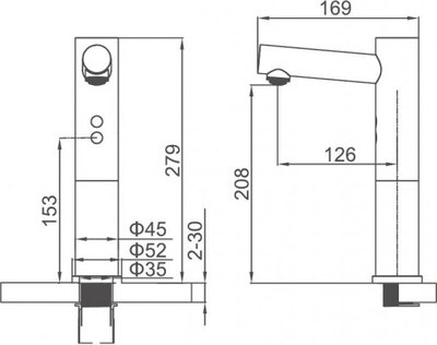 Смеситель Ledeme L1755A-1