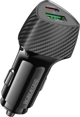 Адаптер питания автомобильный Borofone BZ31C - фото