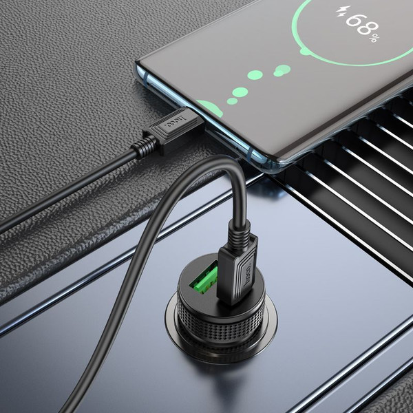 Адаптер питания автомобильный Hoco Z49B