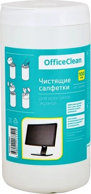 Салфетки для ухода за техникой OfficeClean Для экранов / 260884 - фото