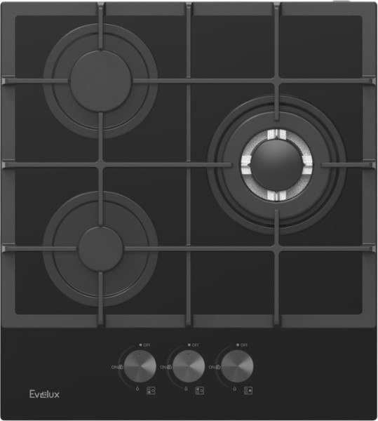 Газовая варочная панель Evelux HEG 425 BG - фото