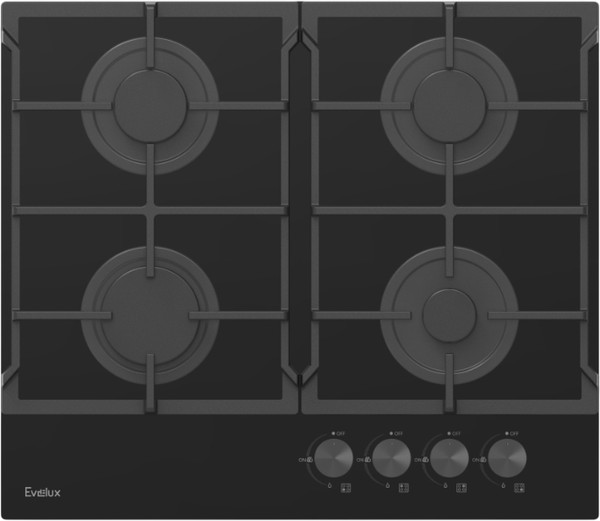 Газовая варочная панель Evelux HEG 615 BG - фото