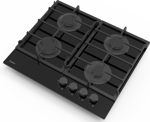 Газовая варочная панель Evelux HEG 615 BG