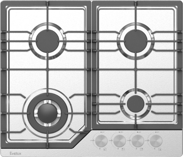Газовая варочная панель Evelux HEG 638 X - фото