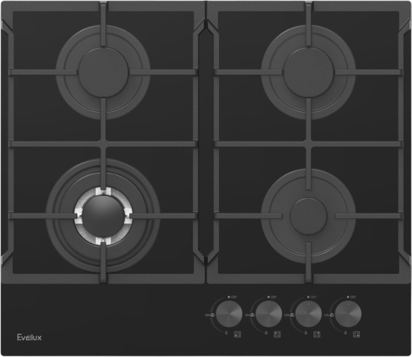 Газовая варочная панель Evelux HEG 675 BG - фото