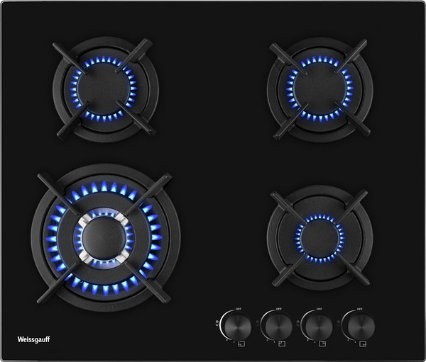 Газовая варочная панель Weissgauff HGG 640 BGB - фото