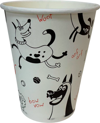 Набор бумажных стаканов Gecko Однослойный 250мл - фото