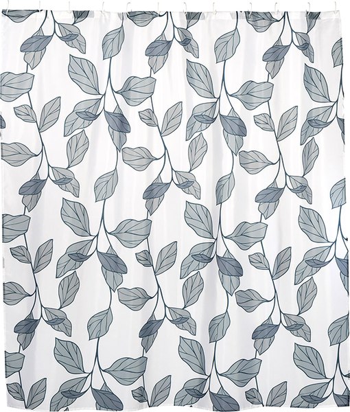 Шторка-занавеска для ванны Рыжий кот Ветки с листьями SC-PE-57 / 109003 - фото