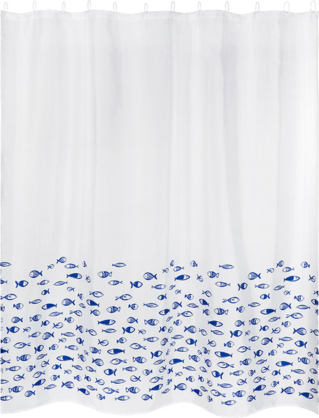 Шторка-занавеска для ванны Рыжий кот Рыбы половина SC-PE-01 / 108995 - фото