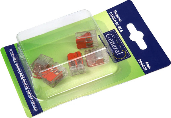 Набор клемм General Lighting GTER4-02-BL5 / 800409