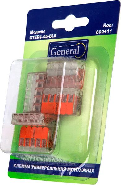 Набор клемм General Lighting GTER4-05-BL5 / 800411