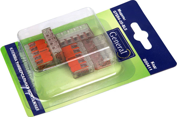 Набор клемм General Lighting GTER4-05-BL5 / 800411