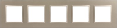 Рамка для выключателей и розеток ЭРА Elegance 14-5015-04 Classic / Б0060594 - фото