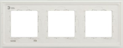 Рамка для выключателей и розеток ЭРА Elegance 14-5103-01М / Б0065836