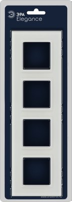 Рамка для выключателей и розеток ЭРА Elegance 14-5104-01М / Б0065838