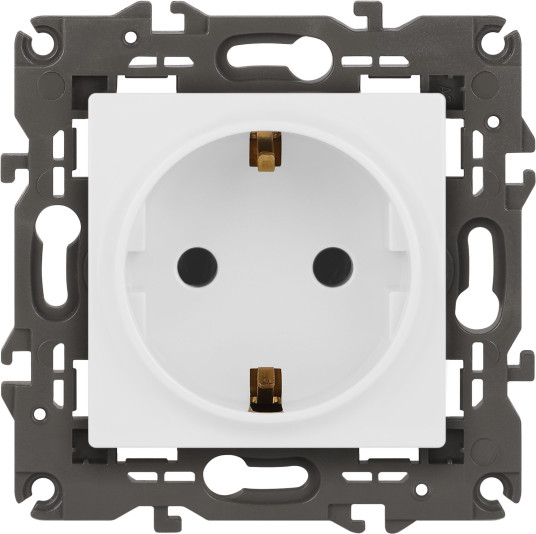Розетка ЭРА Elegance 14-2101-01М 2P+E Schuko / Б0065800 - фото