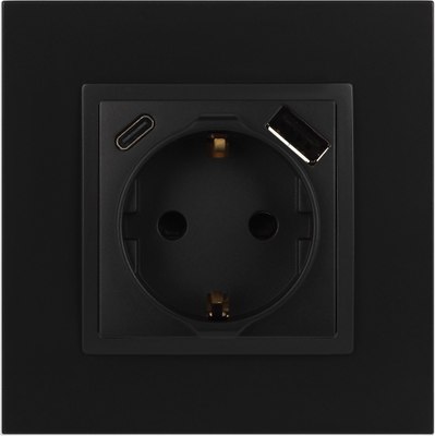 Розетка ЭРА Elegance 14-4108-05 2P+E 16A-250В / Б0067724