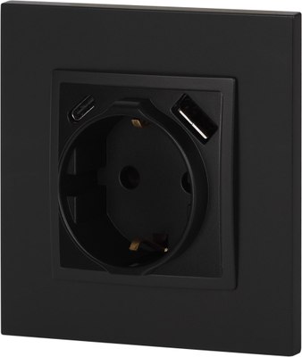 Розетка ЭРА Elegance 14-4108-05 2P+E 16A-250В / Б0067724