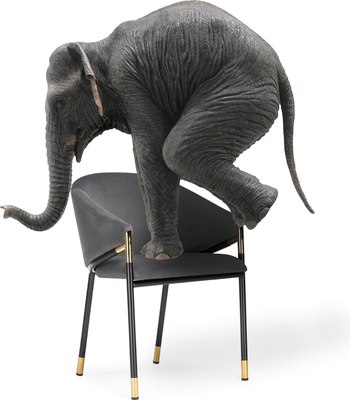 Стул Woodville Molton (серый/черный/золотой)