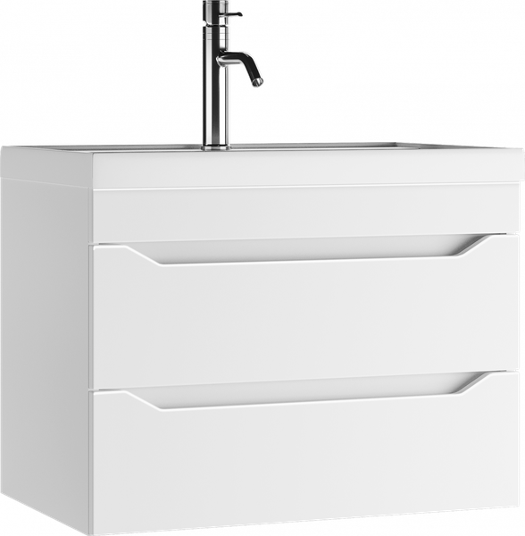 Тумба под умывальник Айсберг Bazis 70 Ева В2 DA5916T - фото