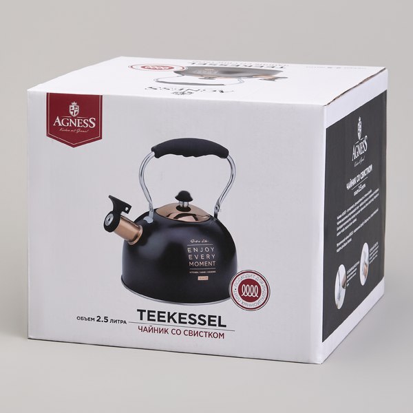 Чайник со свистком Agness 914-161