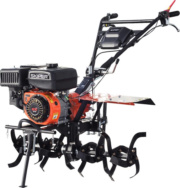 Миникультиватор бензиновый Skiper SP-860S + колеса Brado 19х7-8