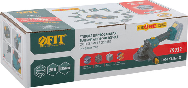Угловая шлифовальная машина FIT 79912