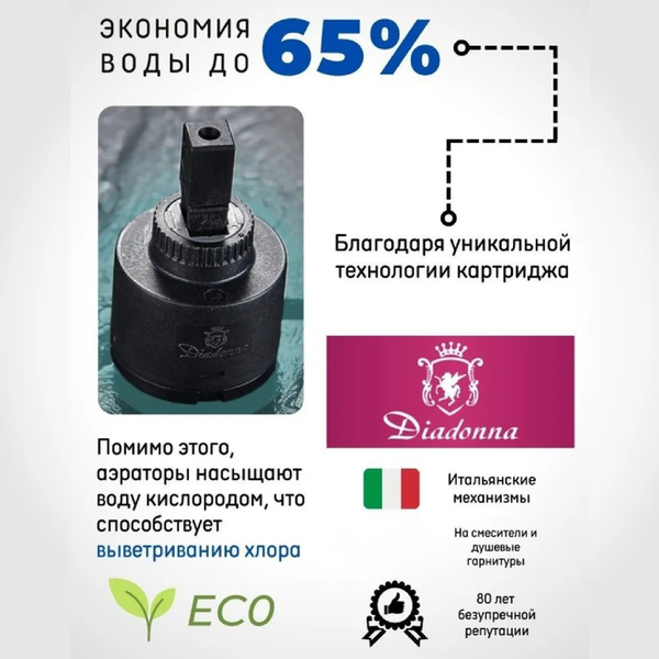 Душевая система со смесителем Diadonna D-D80-337102