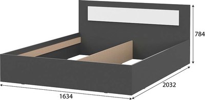 Каркас кровати Mio Tesoro Дольче 160x200