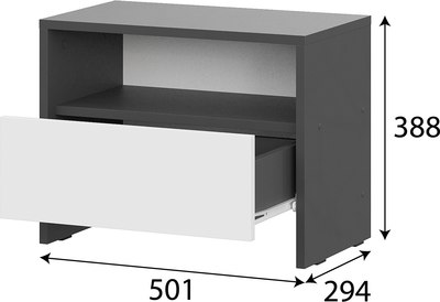 Прикроватная тумба Mio Tesoro Дольче