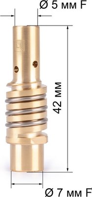 Диффузор для плазмореза FoxWeld MIG-15