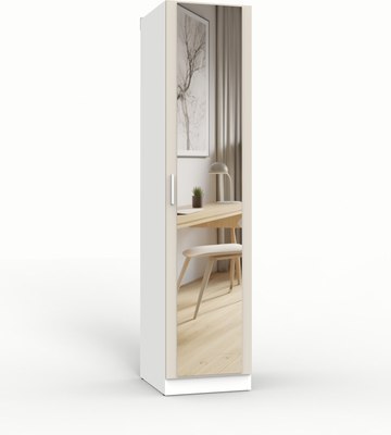 Шкаф-пенал Интермебель 420 с зеркалом / МР-03 - фото