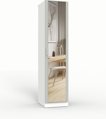 Шкаф-пенал Интермебель 420 с зеркалом / МР-03 - фото