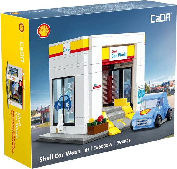 Конструктор CaDa Мойка Shell Car Wash / C66030W - фото