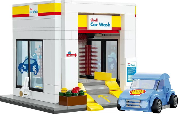 Конструктор CaDa Мойка Shell Car Wash / C66030W