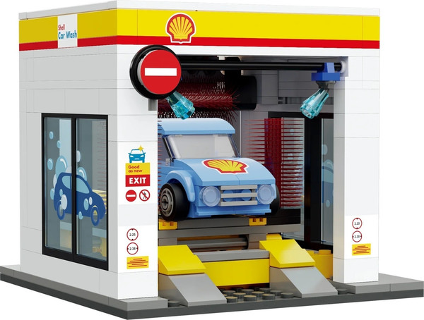 Конструктор CaDa Мойка Shell Car Wash / C66030W