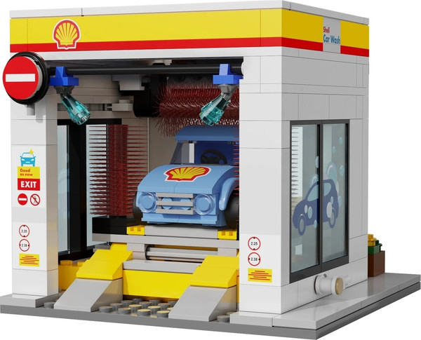 Конструктор CaDa Мойка Shell Car Wash / C66030W