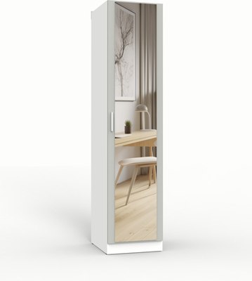 Шкаф-пенал Интермебель 580 с зеркалом / МР-03 - фото