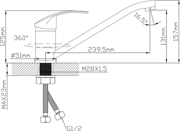 Смеситель Econoce EC0651