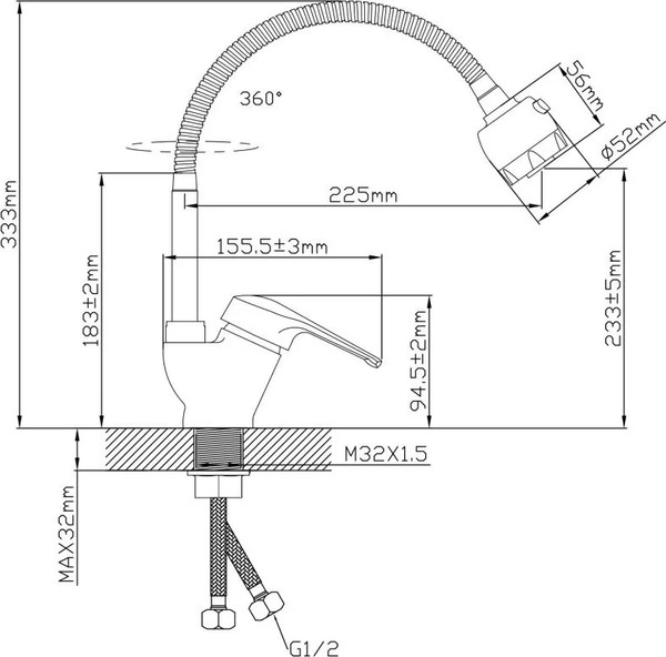 Смеситель Econoce EC0652
