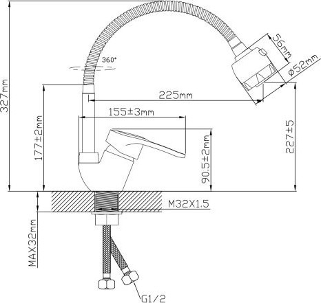Смеситель Econoce EC0662