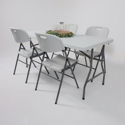 Стол складной AksHome 152x76x74 (белый)